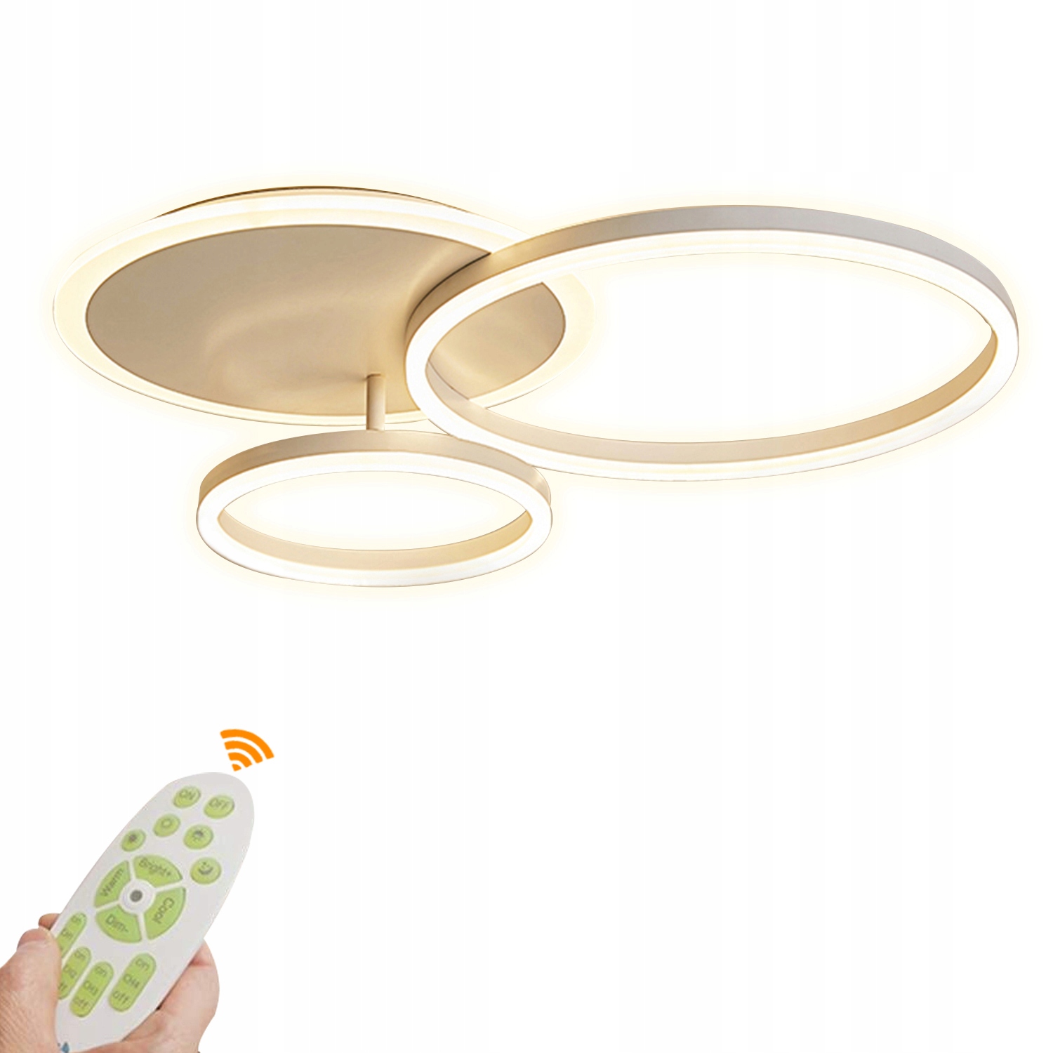

Lampa sufitowa Led 36W ściemnialna 3-pierścieniowa