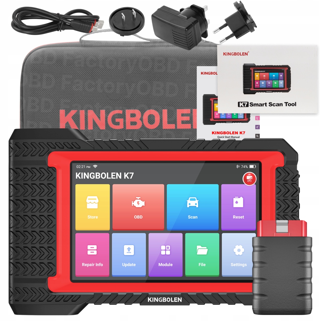 Doživotní Aktualizace Kingbolen K7 2025 Nová verze OBD2 Diagnostické Karty Can Fd j.PL