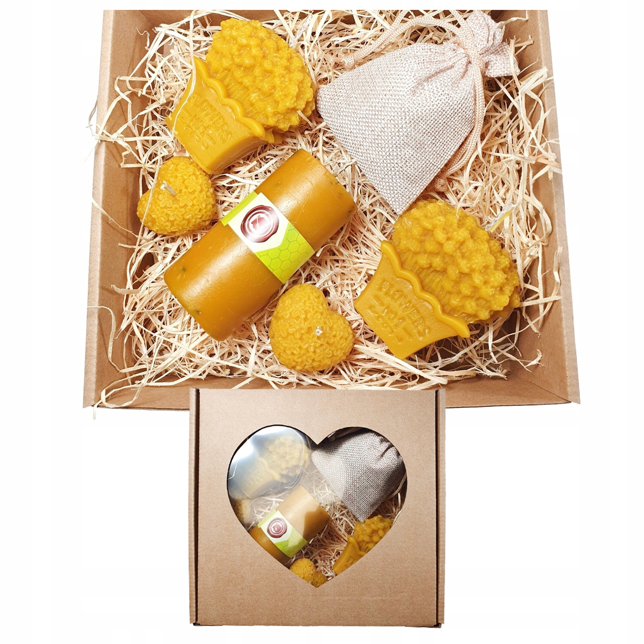 Dárková Sada Pěti Svíček Z Včelího Vosku Květinový Ráj MIX Květin