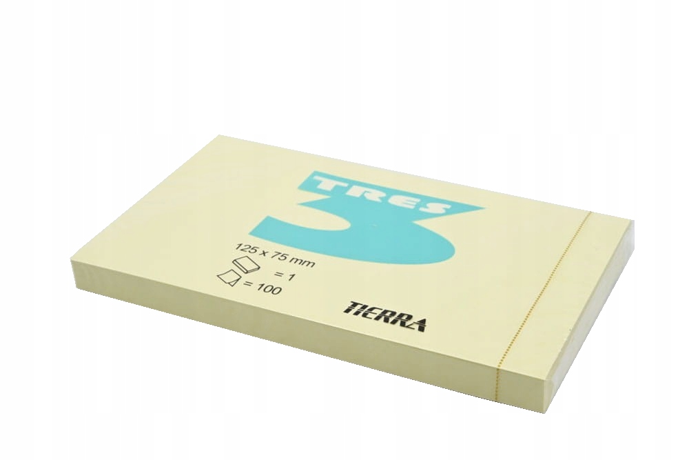 

Notes samop. Tres 125x75mm Tres