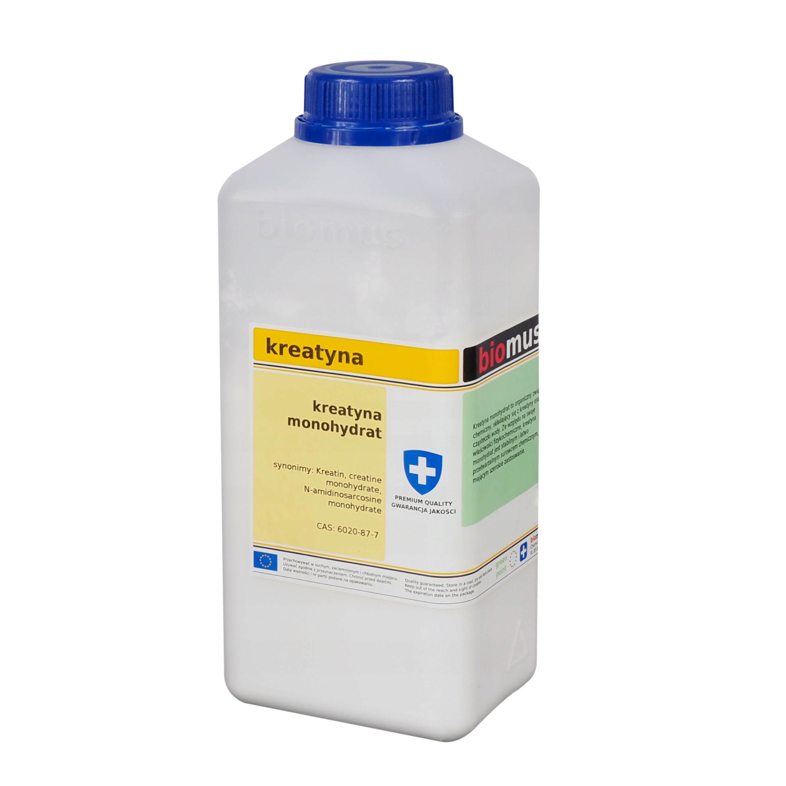 

Kreatyna monohydrat creatine 500g Biomus