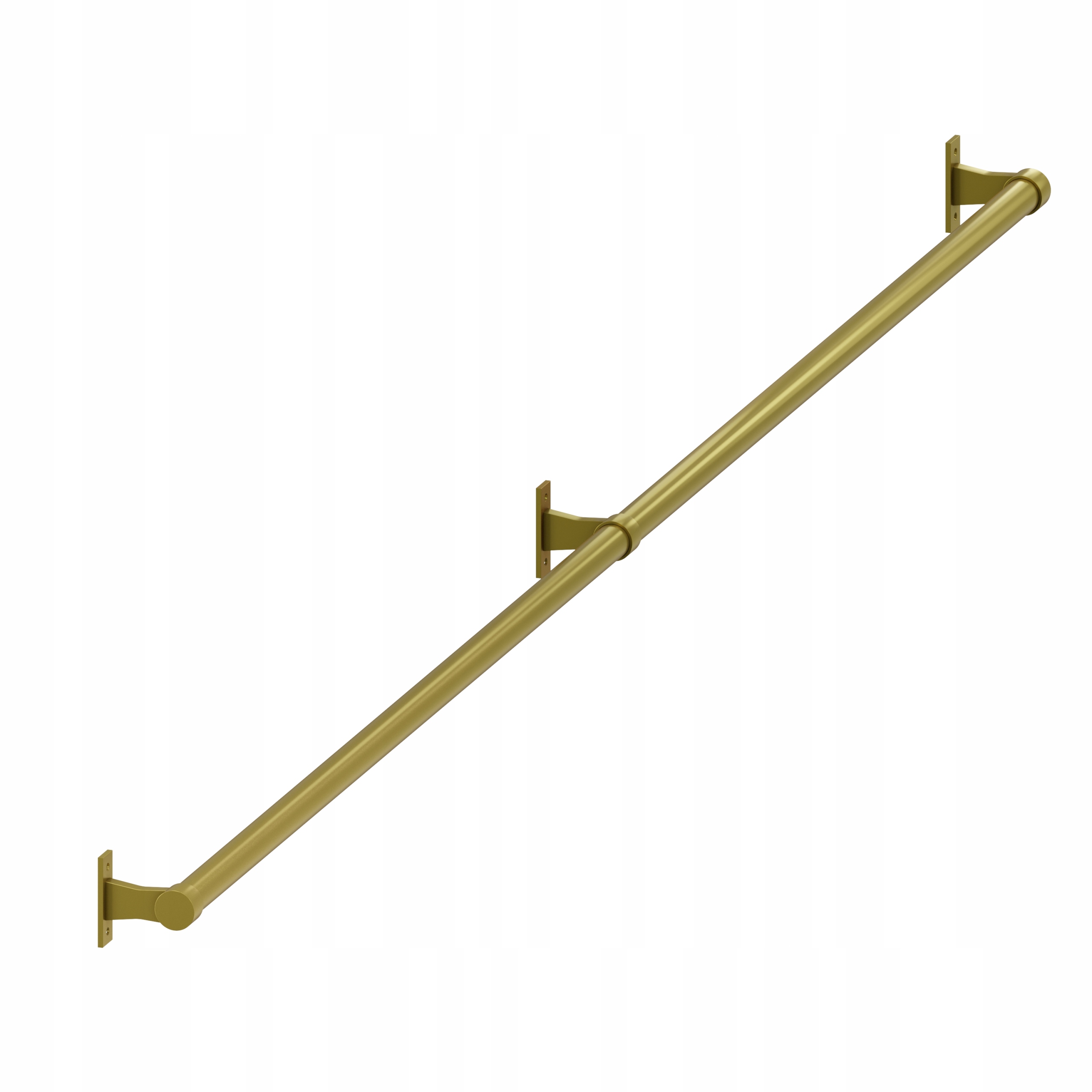 Schodišťová Zábradlí Na Schody Držák Zlatý Mat 25 mm 250 cm Porto