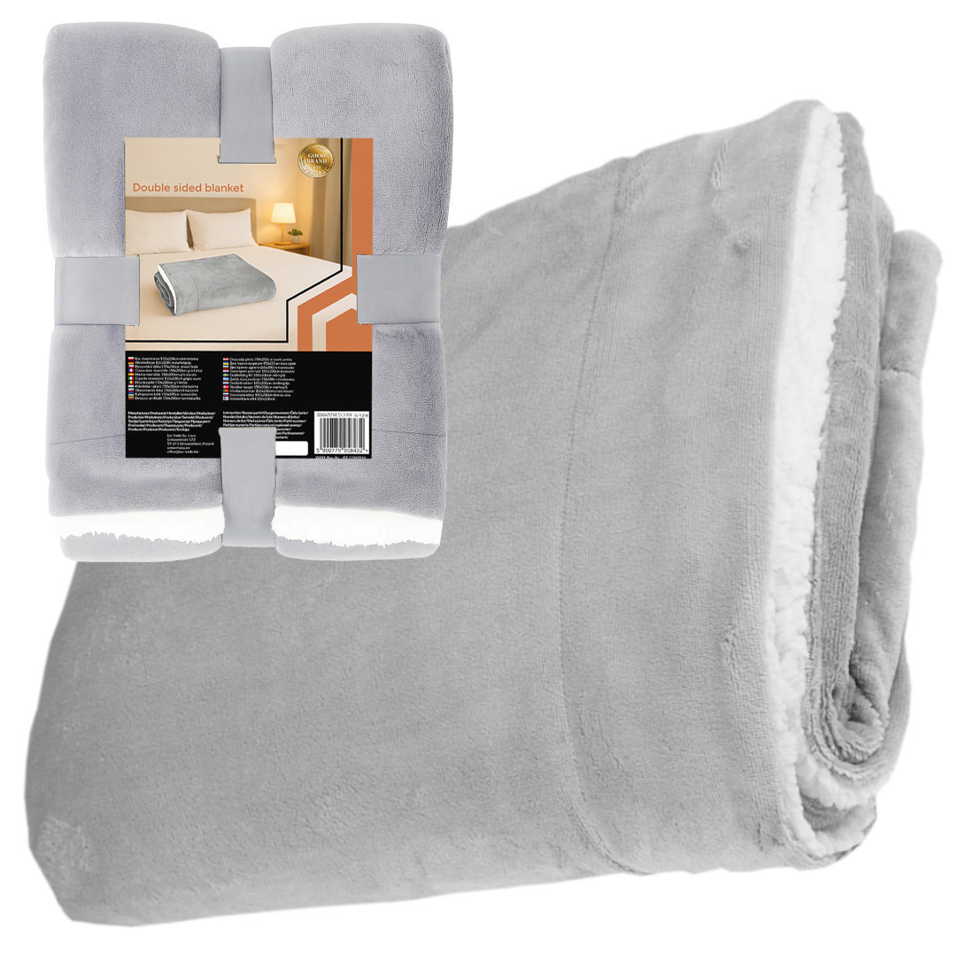 Deka Tlustá Oboustranná Přehoz na postel Pohovka Teplá Měkká Beránek 150x200