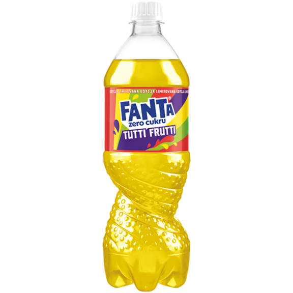Levně Fanta Zero Sycený nápoj s příchutí tutti frutti bez cukru