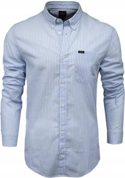 LEE KOSZULA REGULAR FIT sky blue paski M