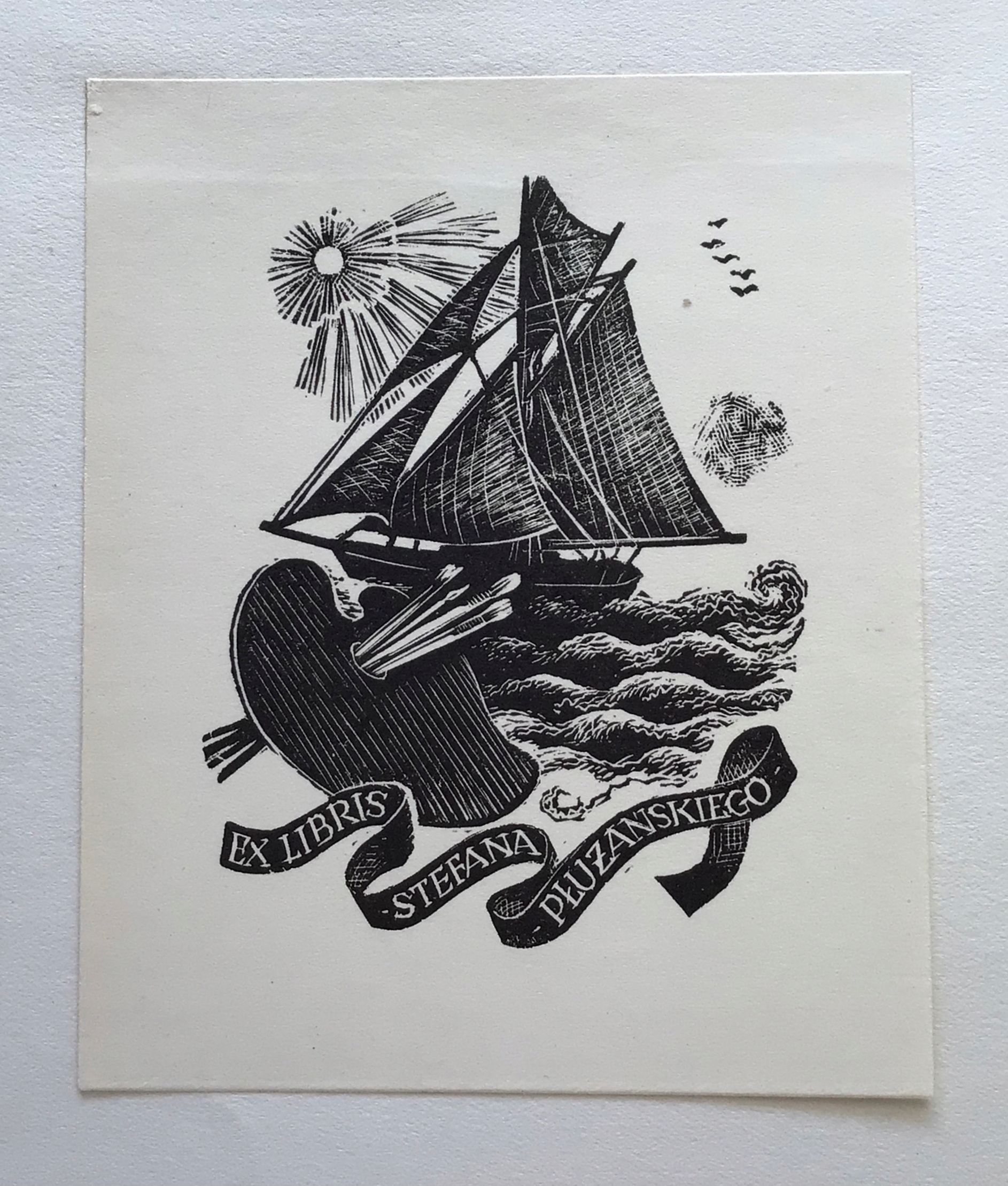 Ex-libris Stefana Płużańskiego