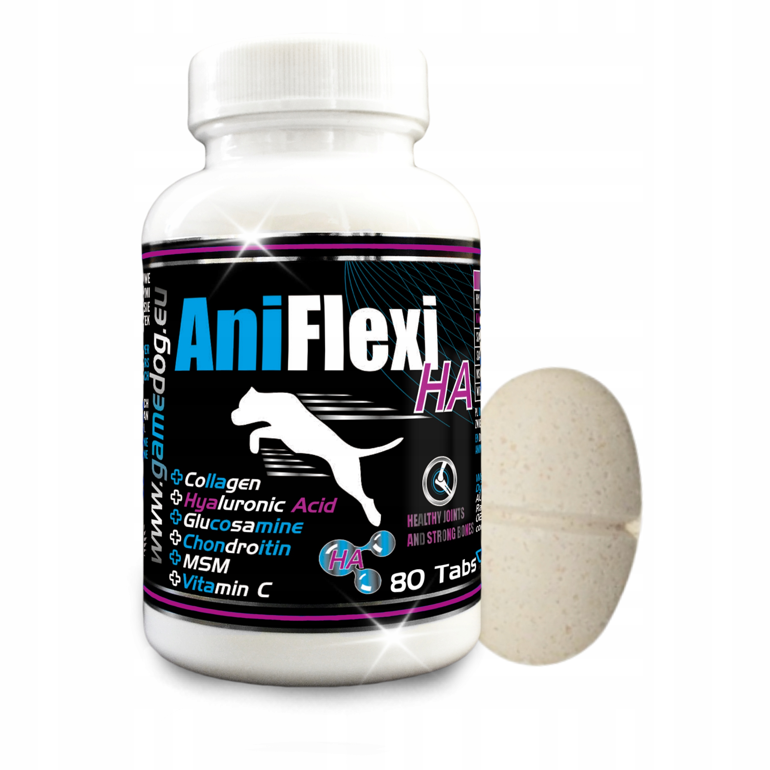 Levně Game Dog AniFlexi Ha Doplněk na klouby pro psa 80 tablet