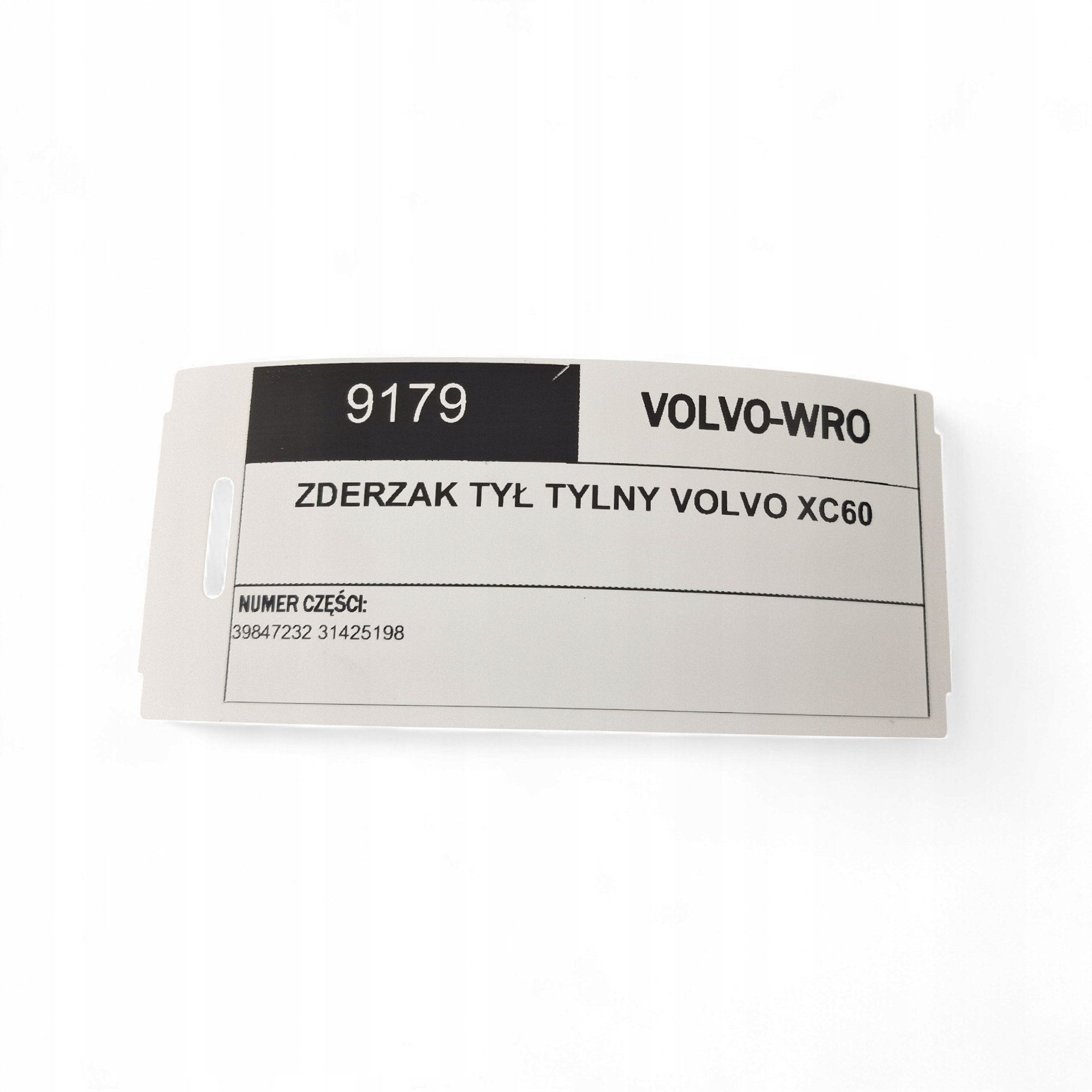 bumper rear part VOLVO XC60 II LIFT 2021