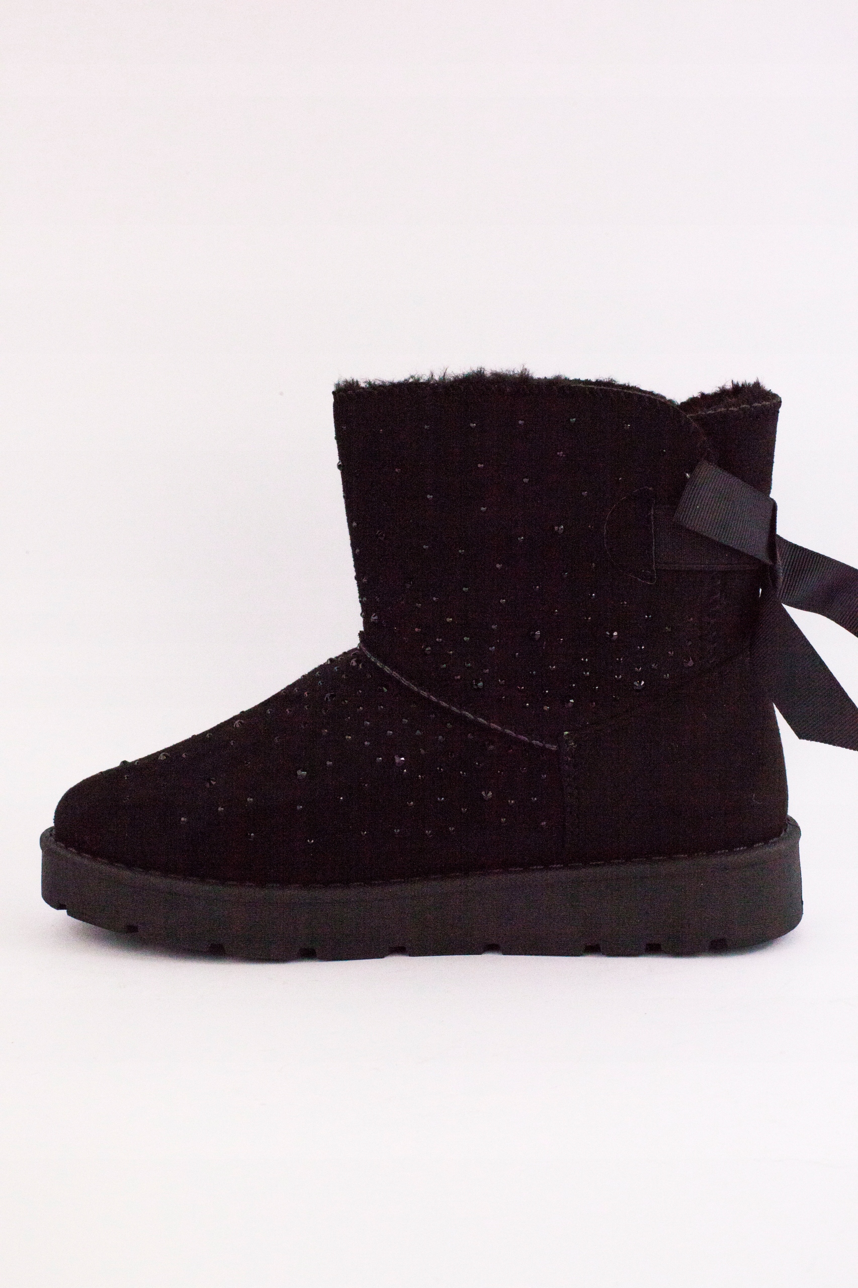 BOTKI ocieplane Z FUTREM śniegowce MUKLUKI zimowe EMU błyszczące (37) Kod producenta SPORT_1953_ALL_BLACK