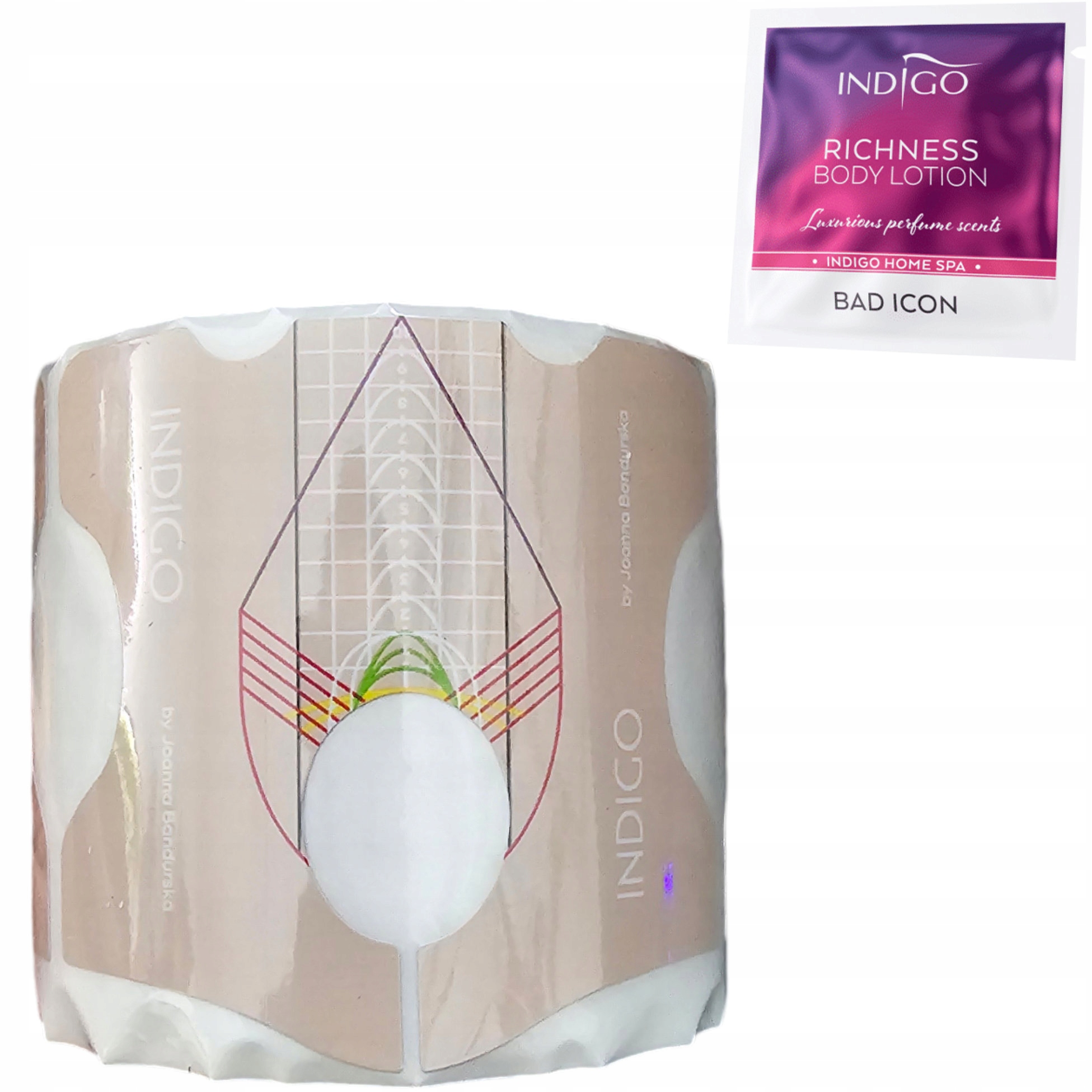 Indigo od Joanna Bandurska 200 ks – šablony na prodlužování nehtů