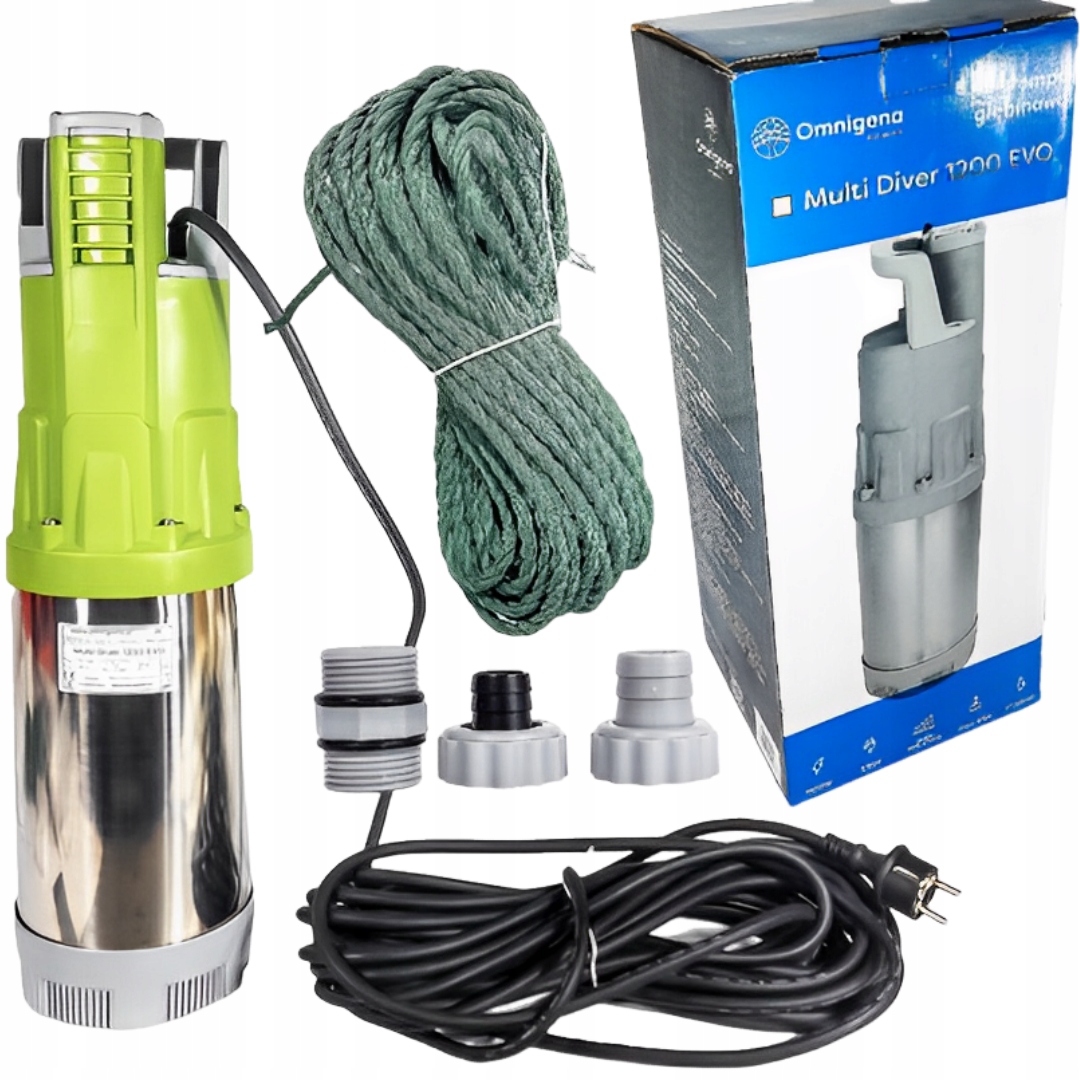 Pompa Zatapialna Multi Diver 1200 Evo Auto Do Deszczówki Studni Nawadniania