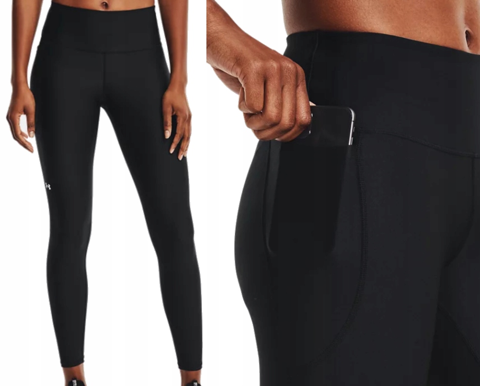 Under Armour Legíny Hg Armour Hirise Leg Ns-Blk černá