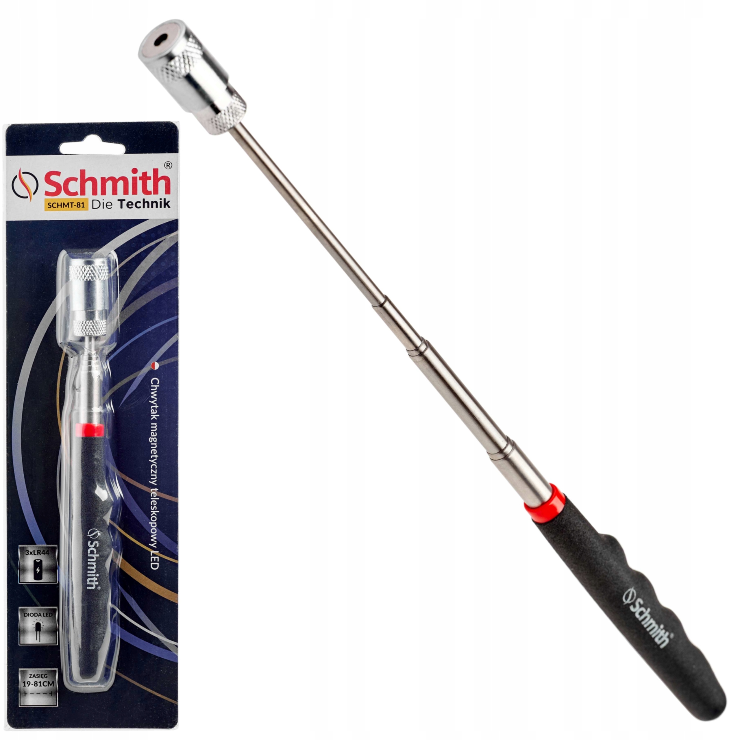 

Schmith Chwytak Magnetyczny Teleskopowy Led 81CM