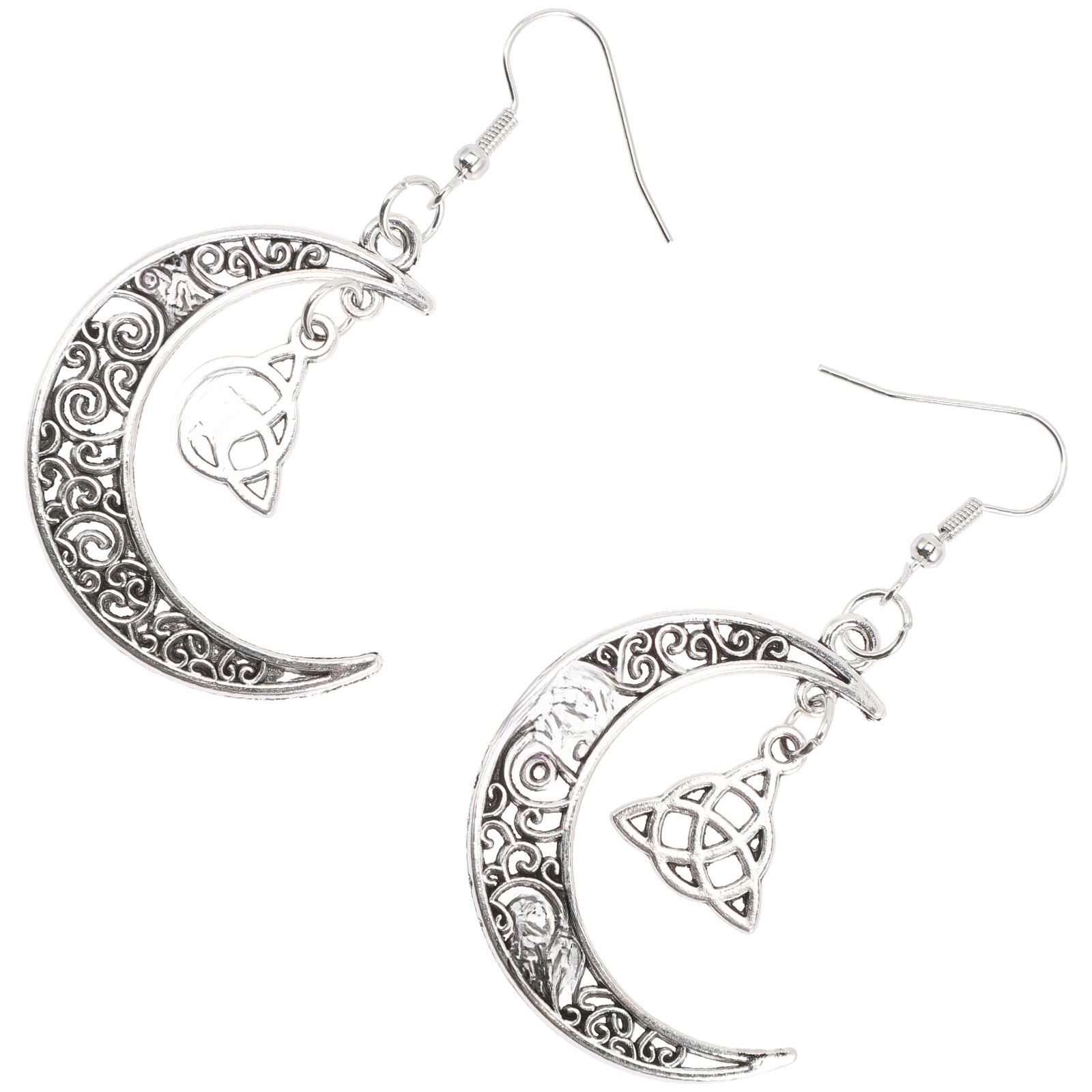 KOLCZYKI PERŁOWE DO BIŻUTERII WISZĄCE Medaliony Marka bez marki