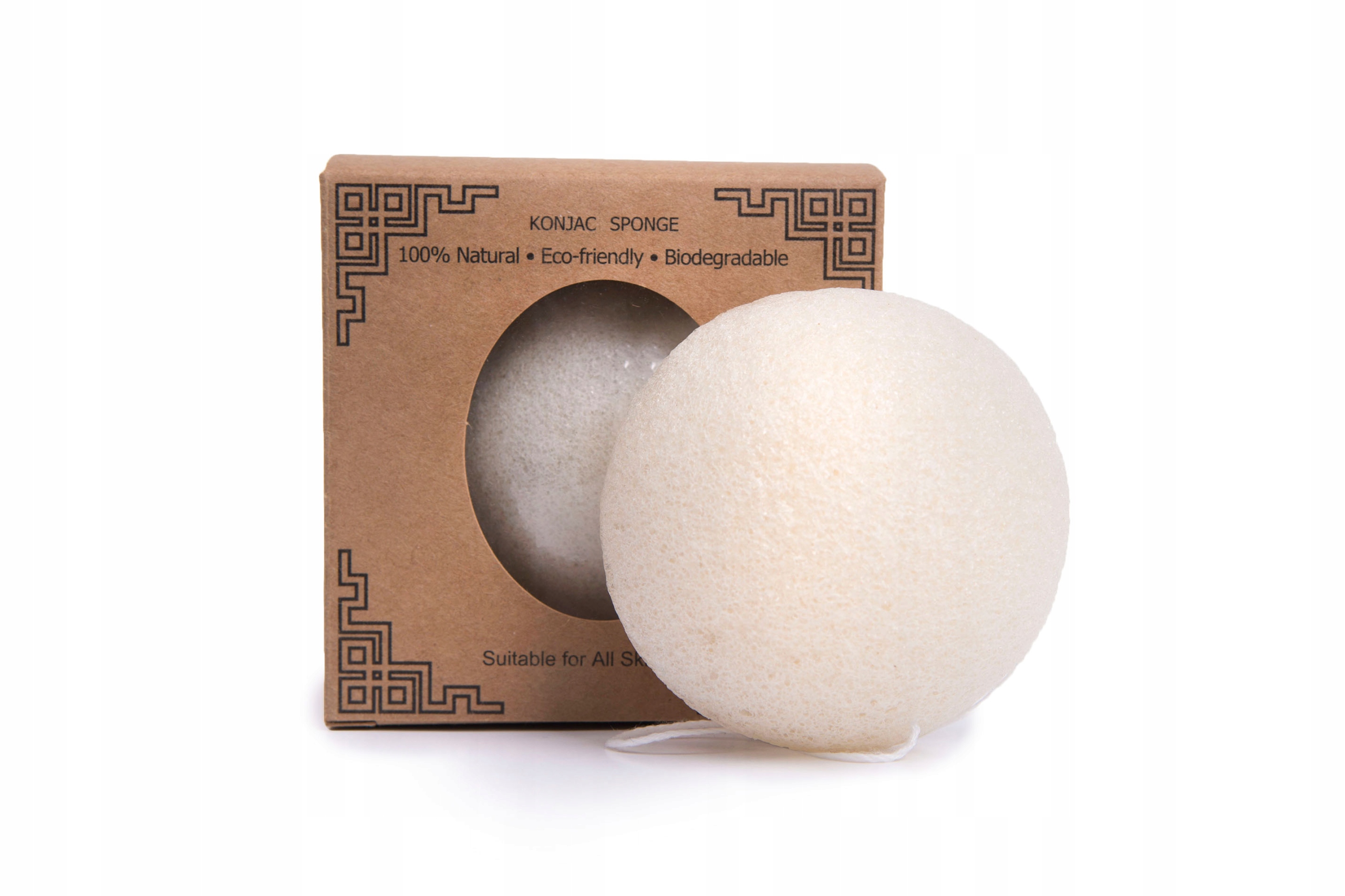 

Naturalna gąbka do demakijażu Konjac gąbeczka Eco
