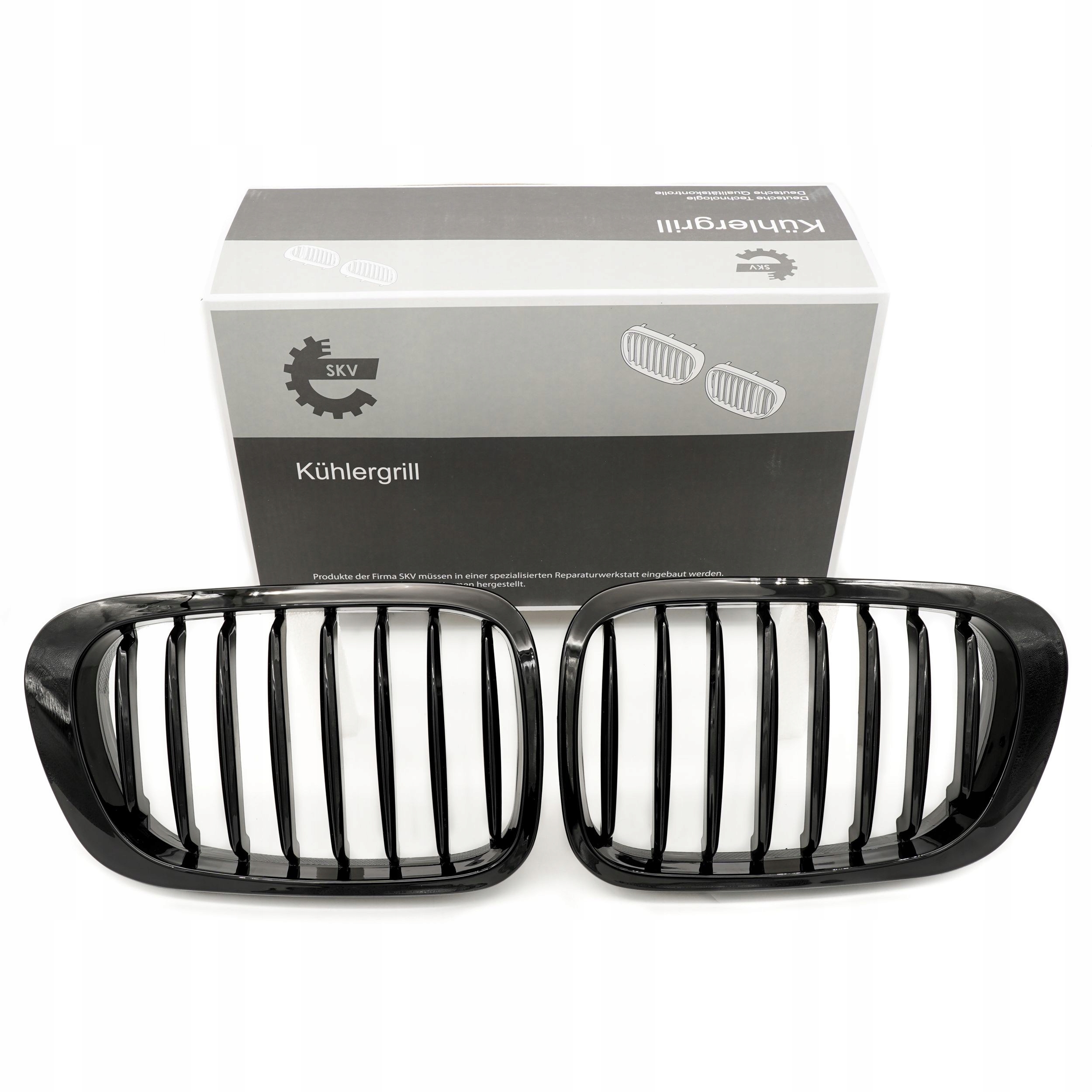 GRILL NERKA ATRAPA BMW 3 E46 COUPE 51138208683 CZARNY POŁYSK