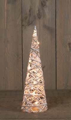 

Pleciona świecąca choinka, stożek 40cm 10 Led