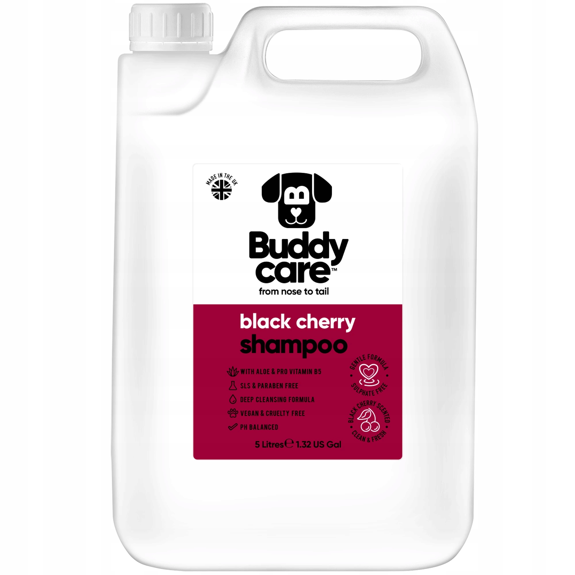 Šampon pro psy Buddycare Black Cherry 5L