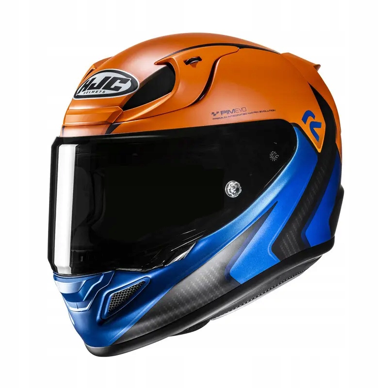 Integrálna športová motocyklová prilba Hjc Rpha 12 Kos Orange/Blue M