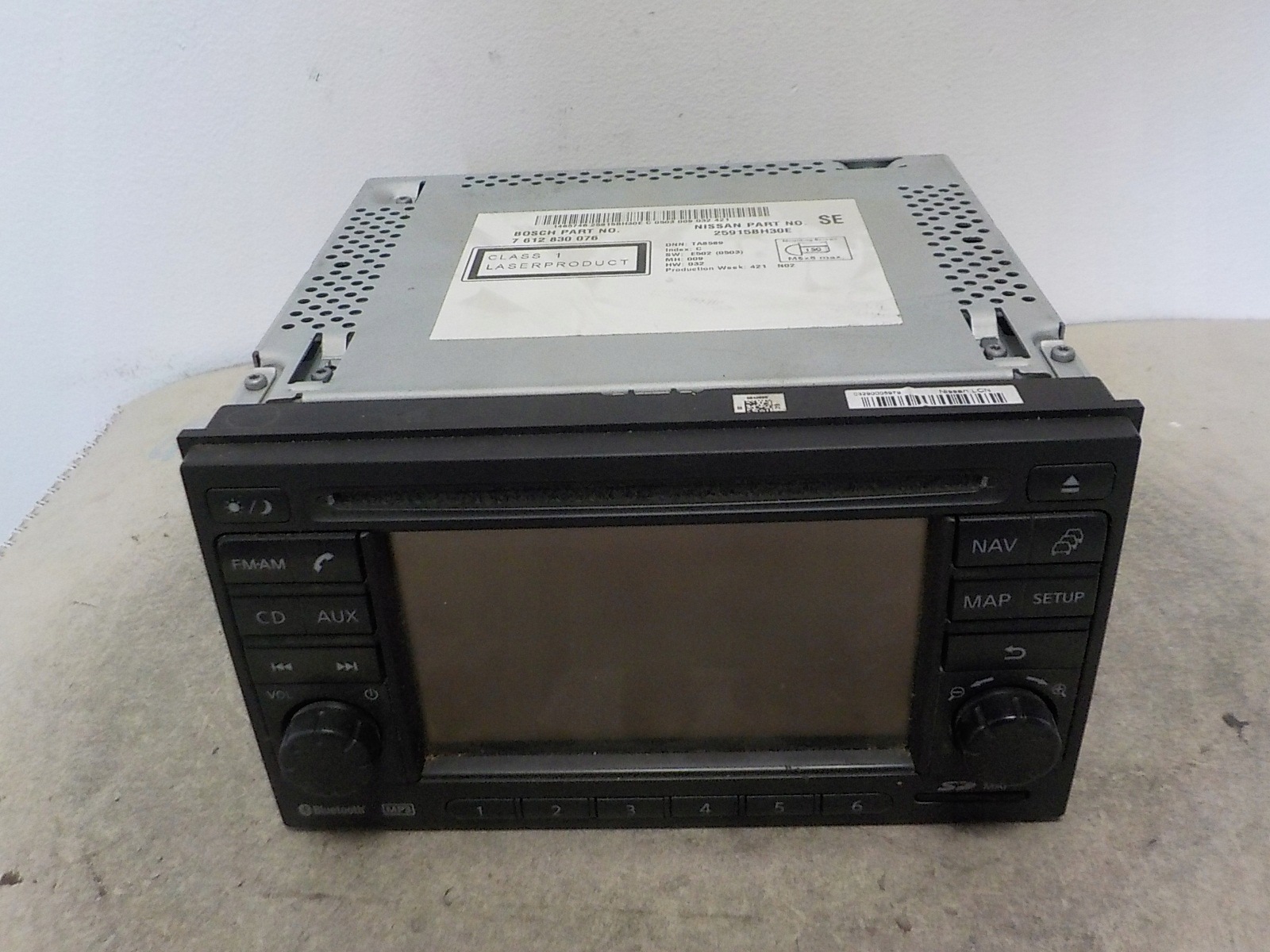 NISSAN JUKE NOTE MICRA RADIO Navigation 25915BH30E