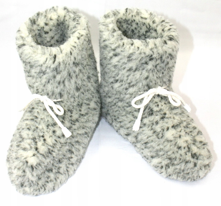 

Bambosze męskie kapcie wełna naturalna wełniane 43