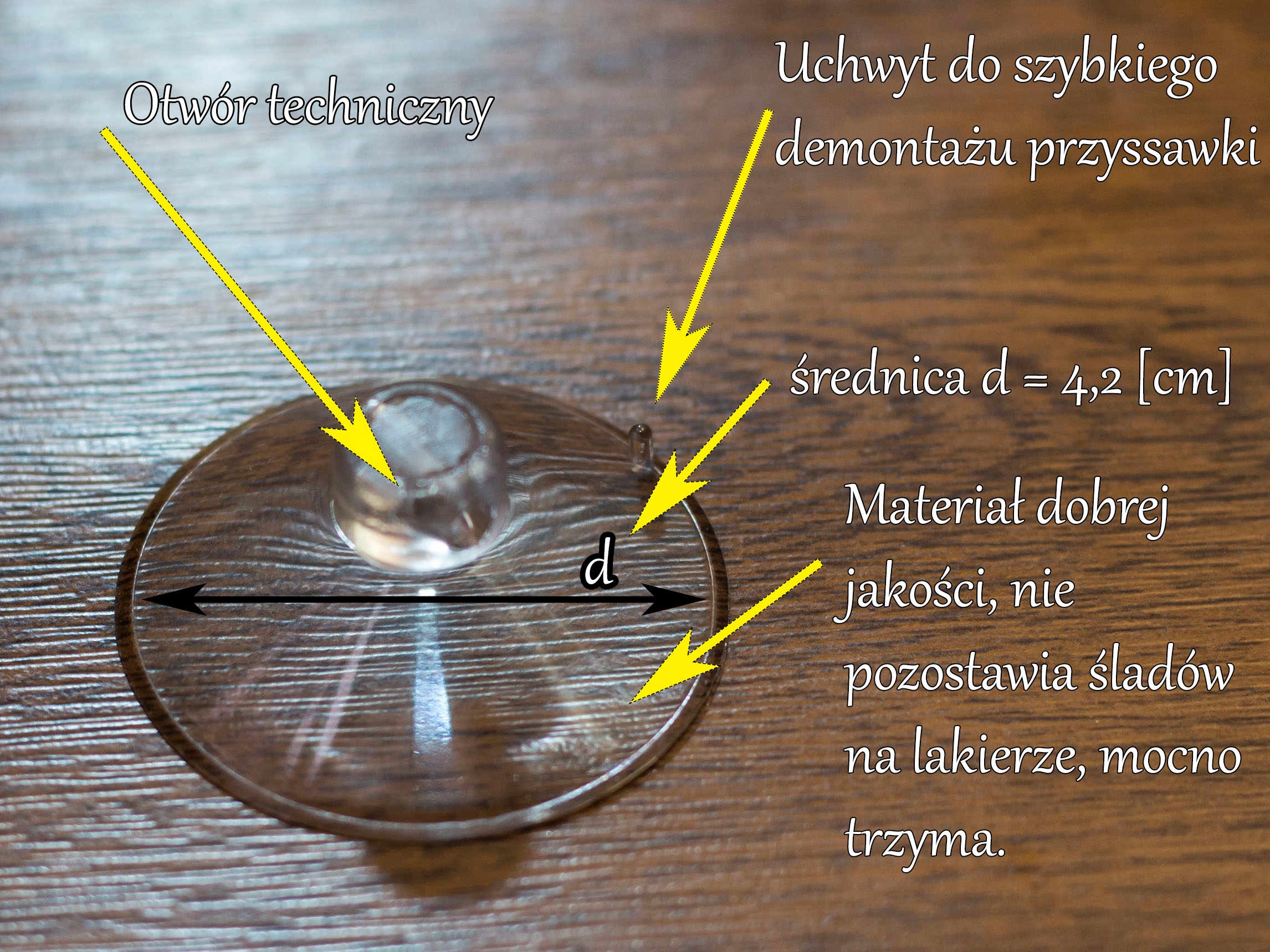 Przyssawka bezbarwna florystyczna zestaw 10szt Nazwa PRZYSSAWKI