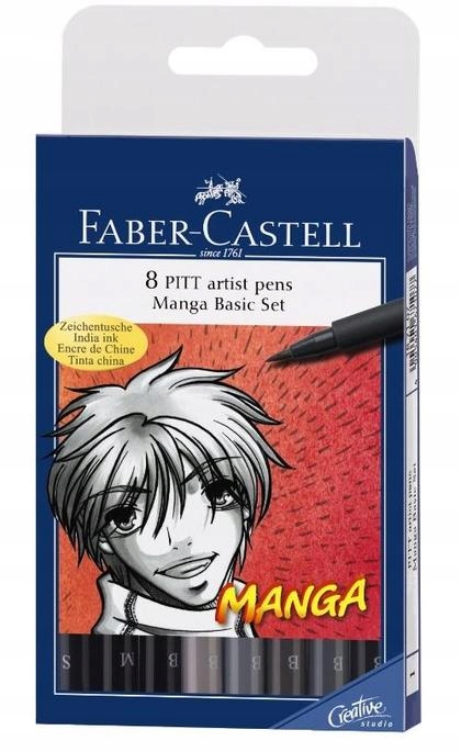 Kaligrafická sada Manga 8 kol Faber Castell /Faber Castell
