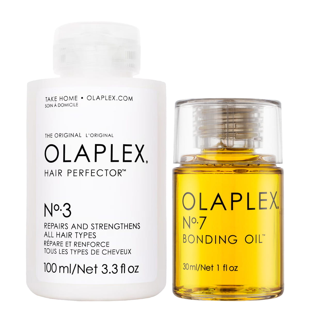 Zestaw Olaplex Hair Perfector No.3 Bonding Oil No.7 kuracja odbudowująca