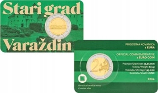 2 Euro 2024 - Chorwacja (Stare Miasto Varaždin) - Coincard