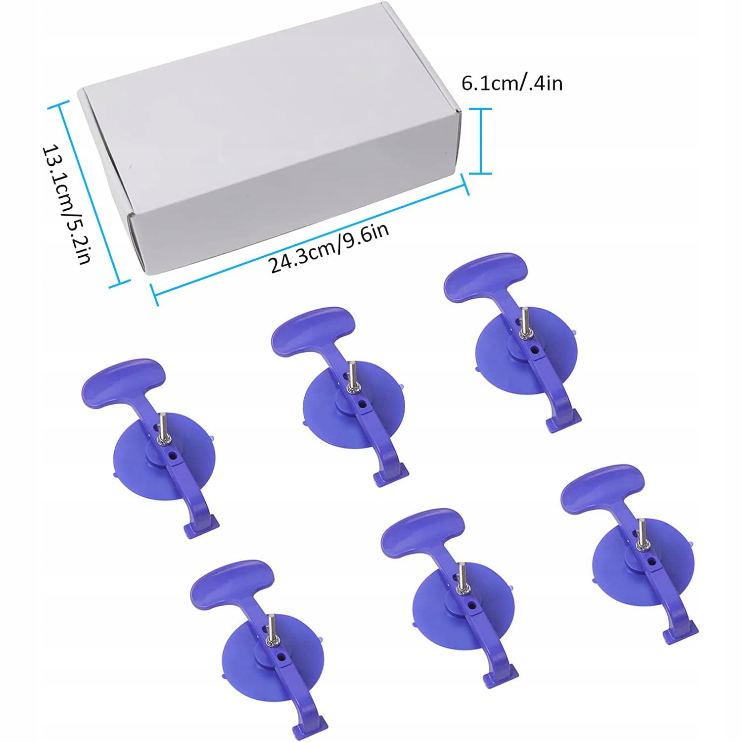 Zktool 6 szt. Suction Clamp Set,Suck-N-Clamp,for EAN (GTIN) 0749655712301