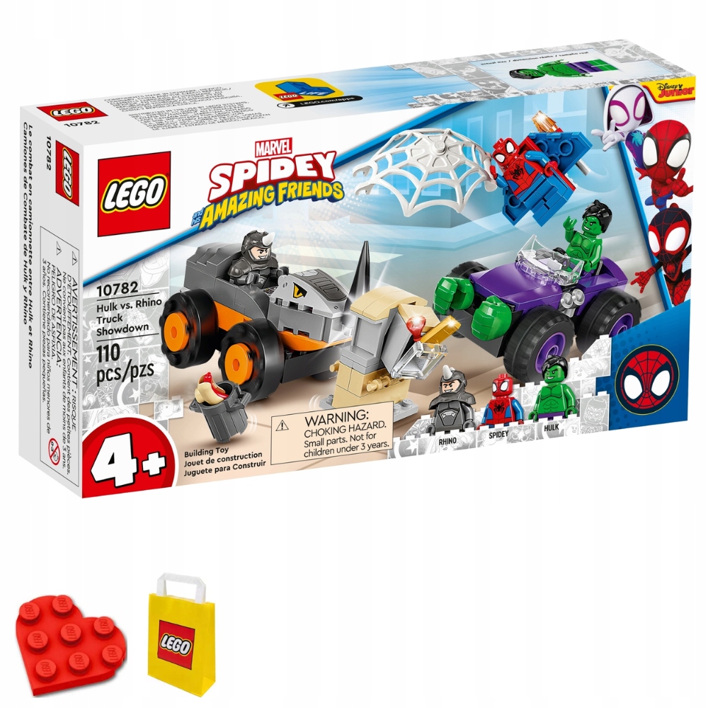 Lego Marvel Heroes Hulk versus Rhino – střet vozidel 10782