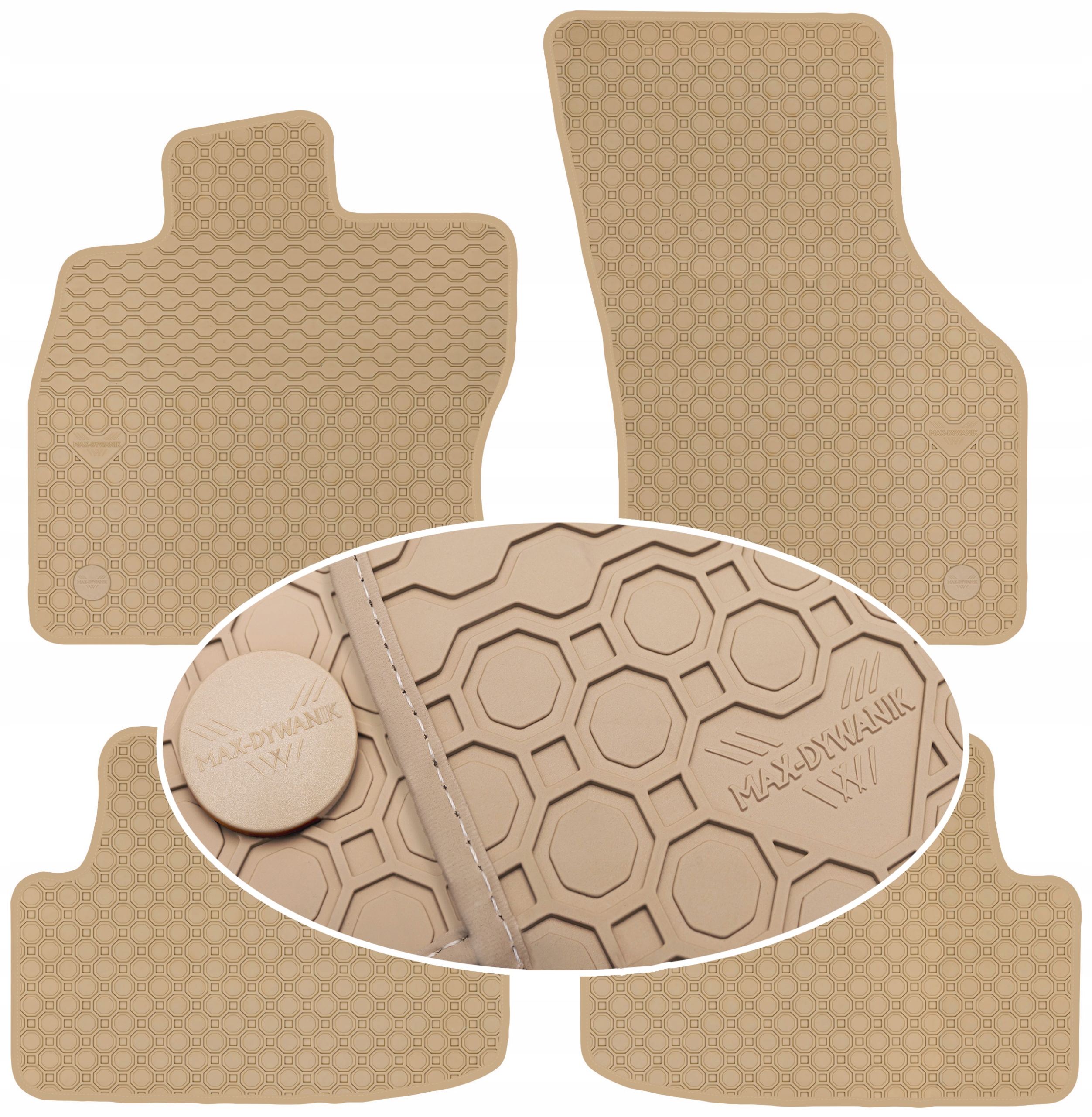 Vw Golf VII 2012-2020 Koberce Béžové