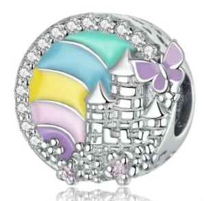 

Zawieszka Charms Zamek Srebro do Pandora S925
