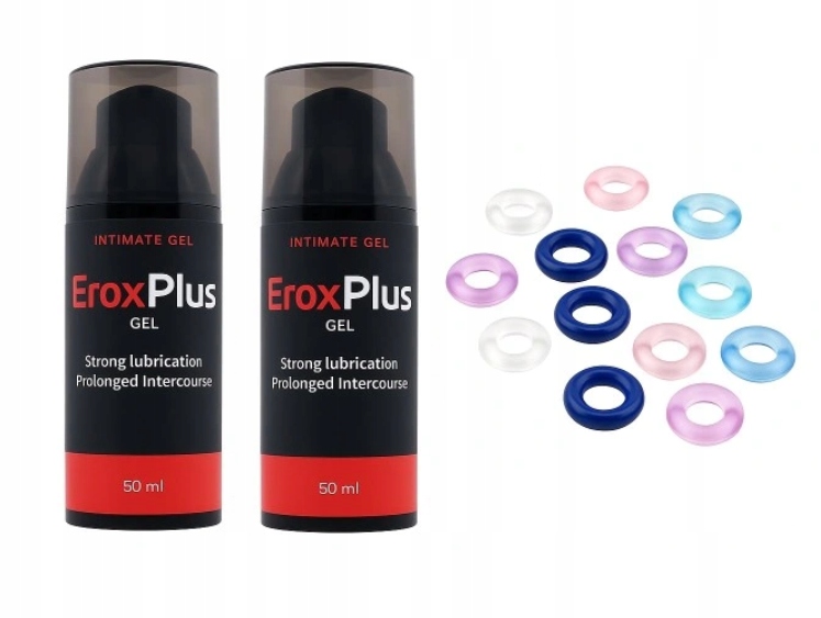 2x Erox Plus Gel +dárek! /Intimní gel pro muže na zvětšení penisu