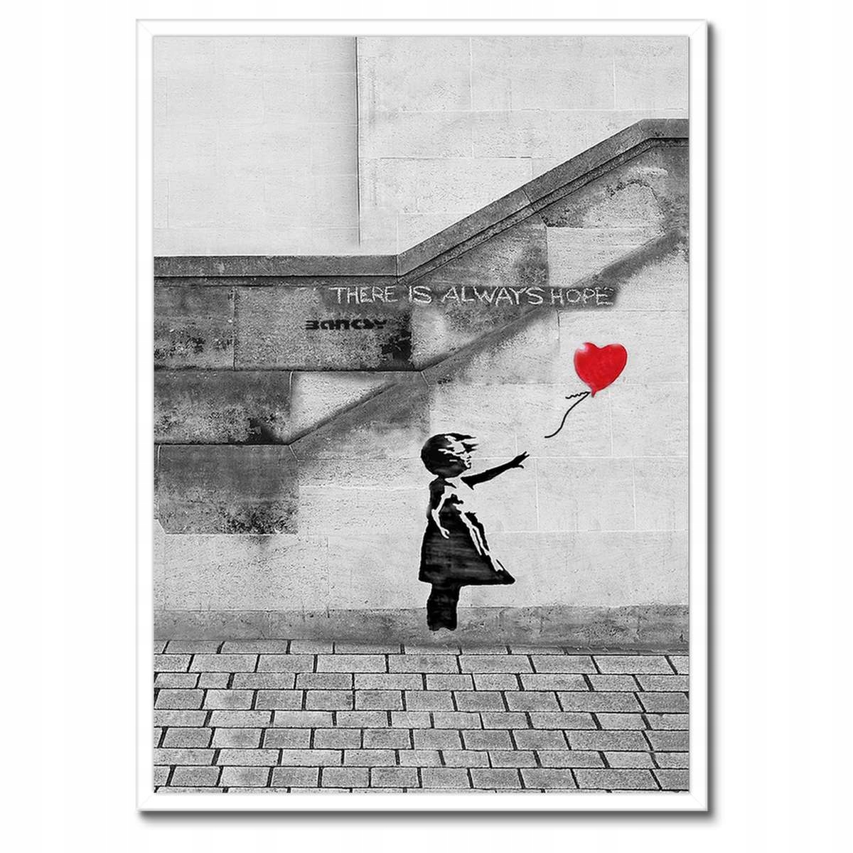 Plakáty v rámu 50x70 Banksy Dívka Hope