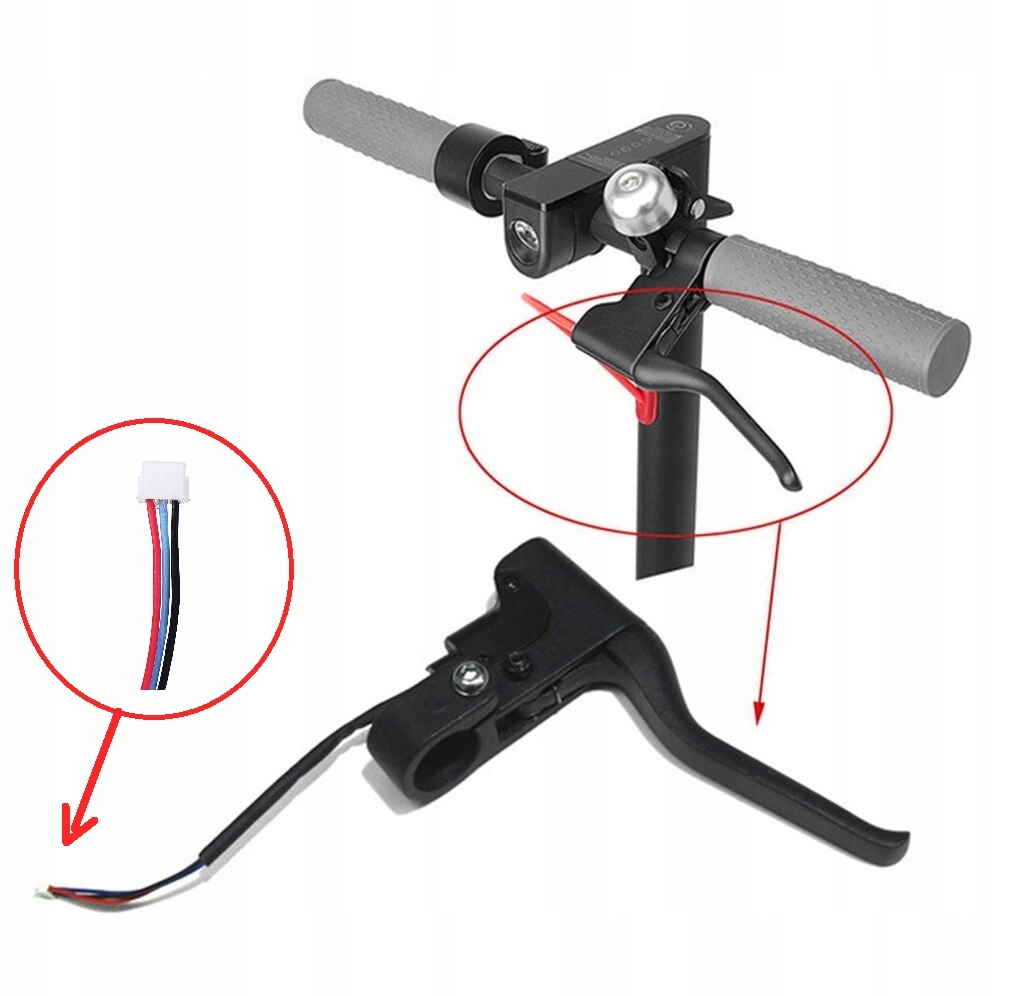 RĄCZKA KLAMKA DŹWIGNIA HAMULCA do Xiaomi M365 1S PRO EAN (GTIN) 658373734765