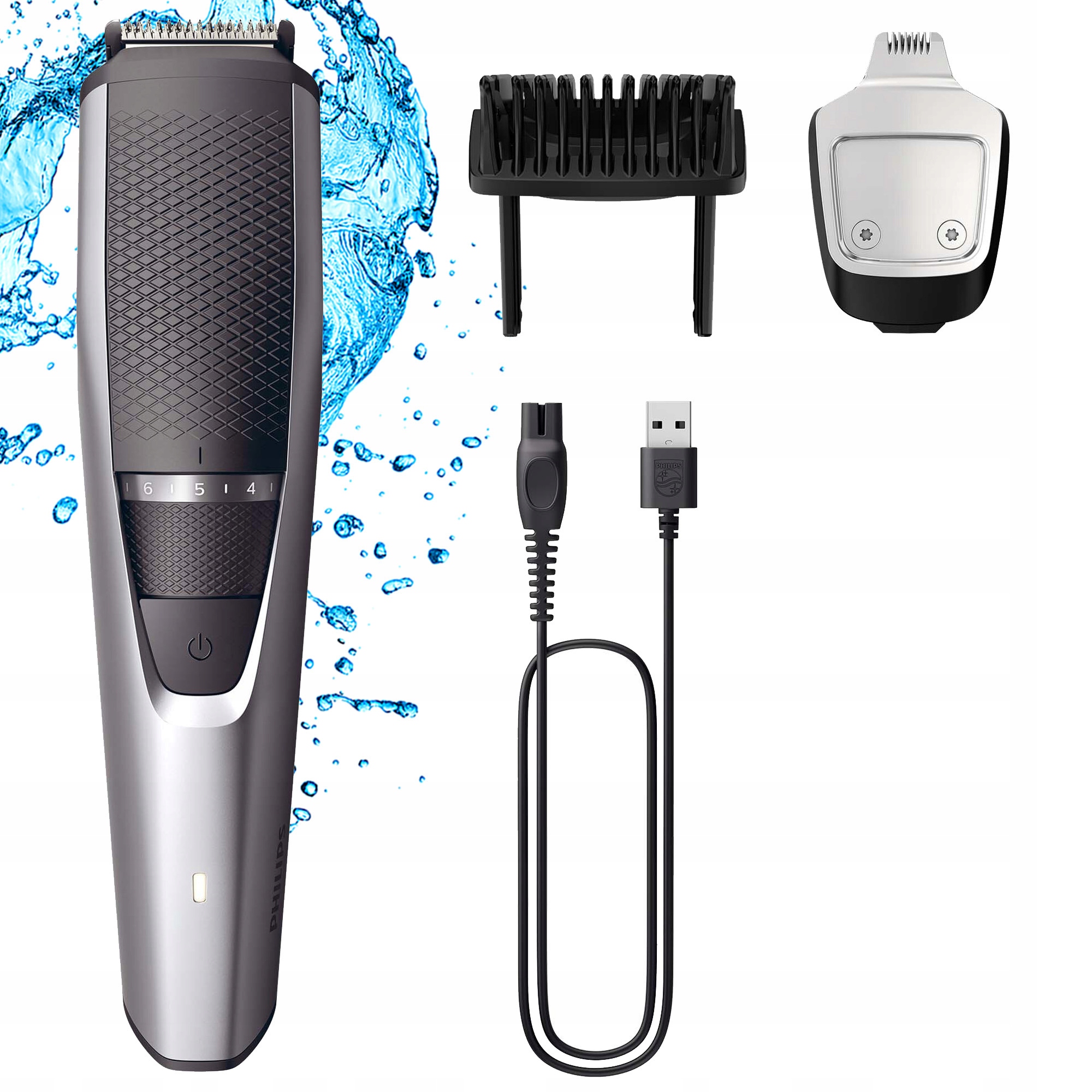 Zastřihovač vousů Philips BT3239/15 0,5 mm-10 mm Lift&Trim 90 min ocel