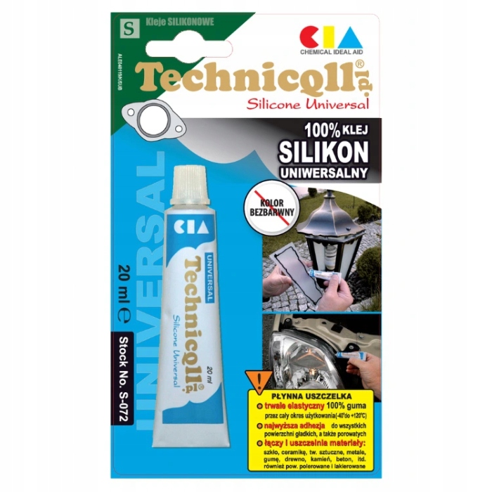

Technicqll Silikon Uniwersalny Bezbarwny 20ML S072