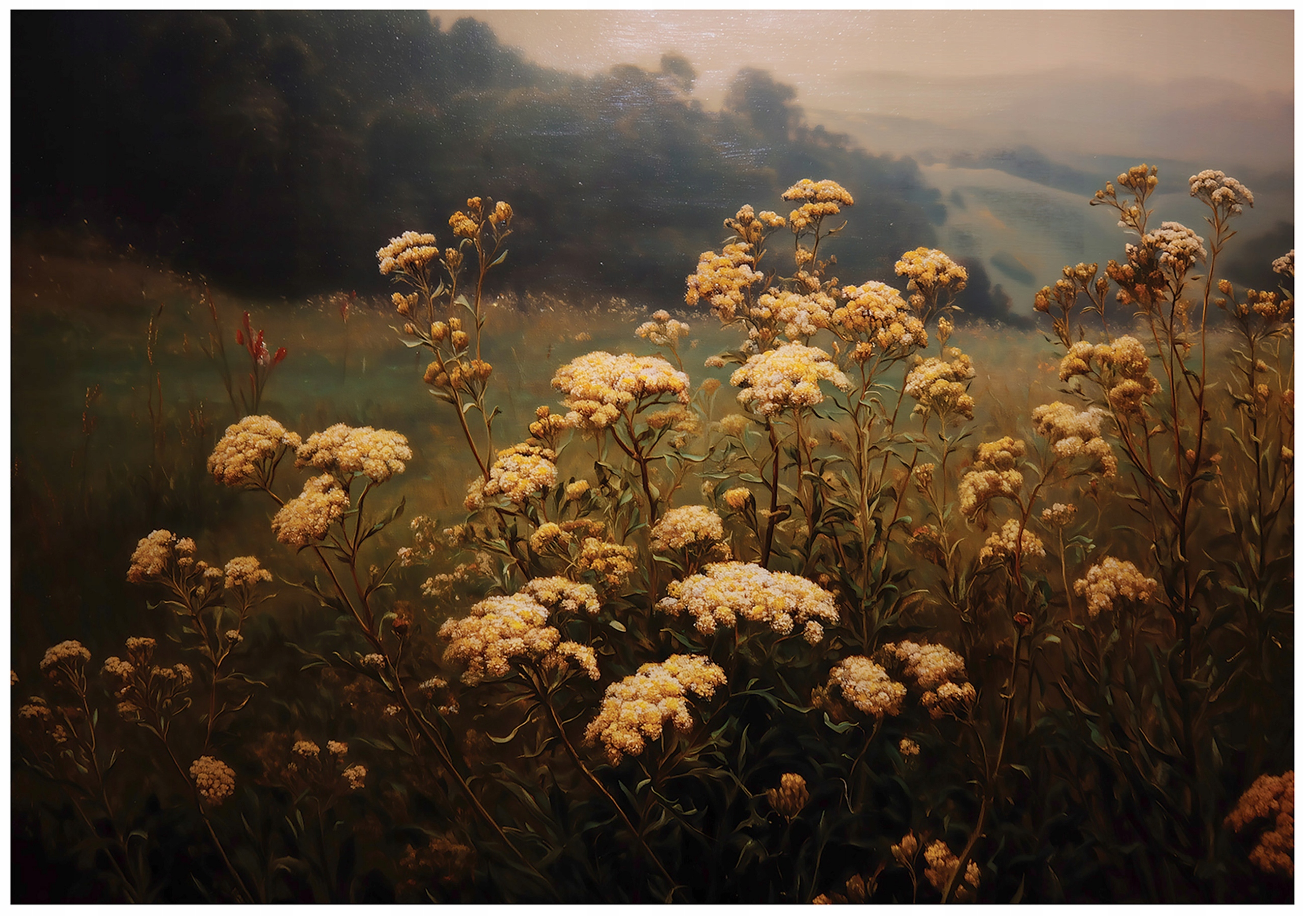 Fototapeta Polní Květiny Žluté Pole Příroda Krajinax Krajina Zelená 150x105