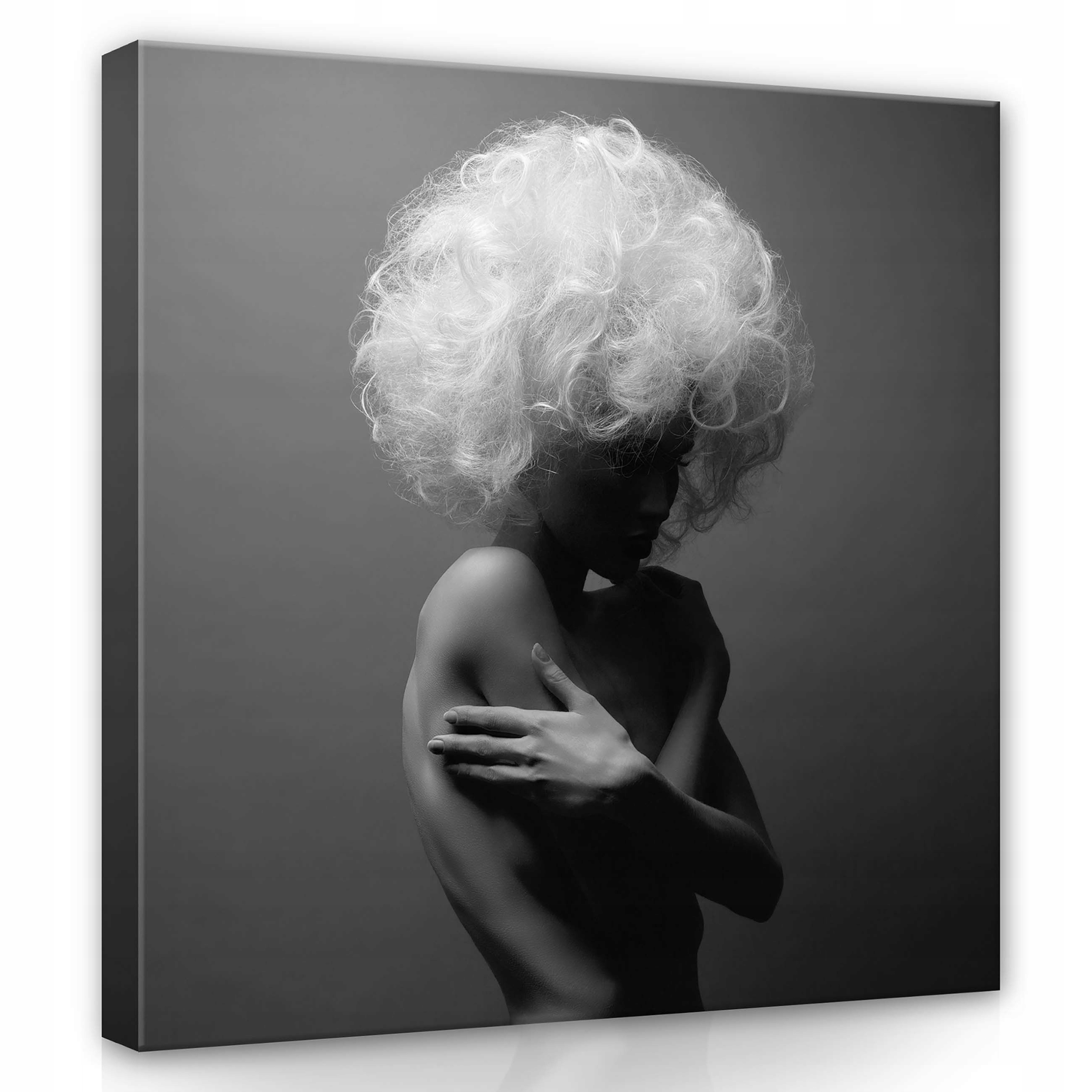 Obraz 80x80 Elegance drama stín světlo textura objetí zadumaná krása