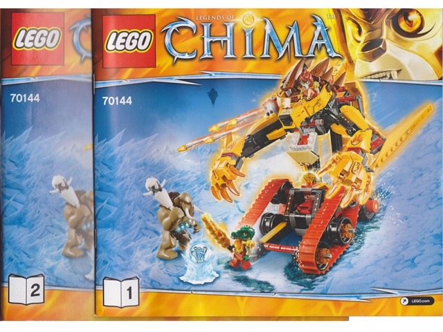 LEGO Chima Instrukcja 70144 Laval's Fire Lion