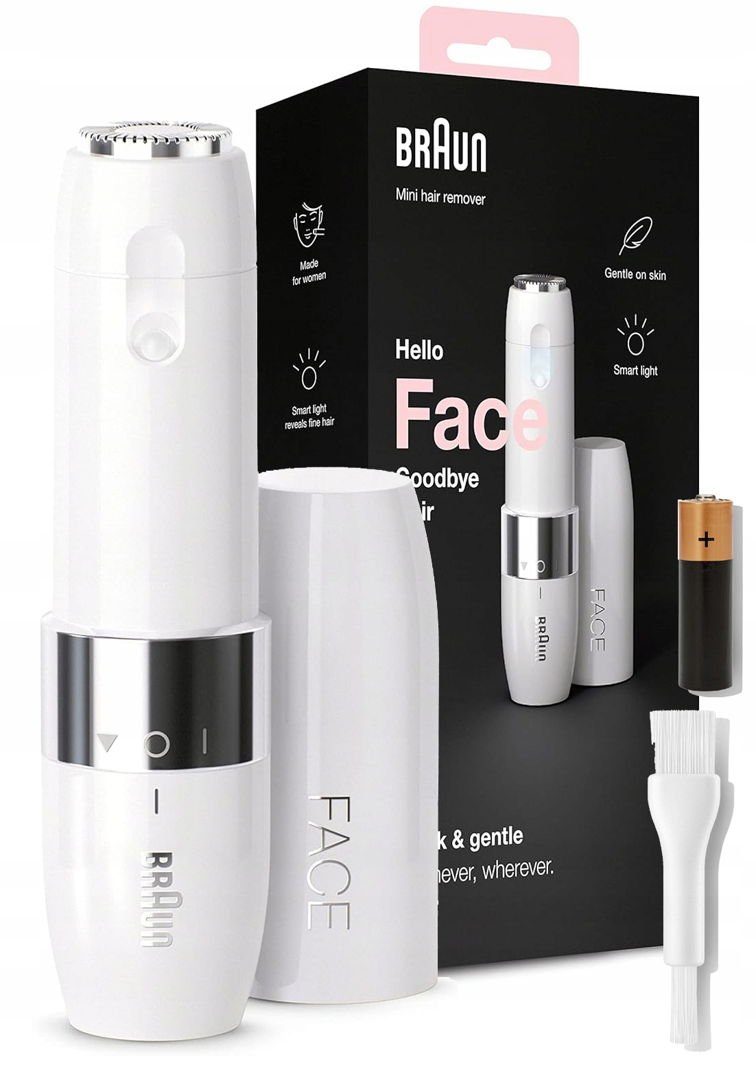Golarka Do Twarzy Braun Face Mini FS1000 Depilator Smartlight Trymer