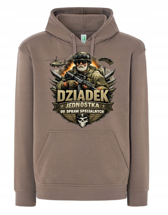 mikina s kapucí Dědeček Jednotka pro speciální úkoly Dárek r.XXL