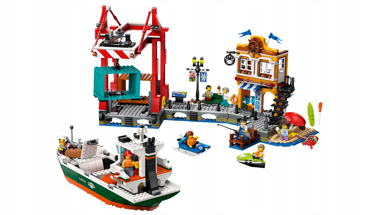 LEGO City Nadmorski port ze statkiem towarowym 60422 Numer produktu 60422