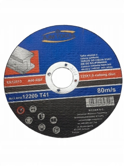 

Tarcze Tarcza Do Cięcia Metalu Stali 115x1mm 10szt