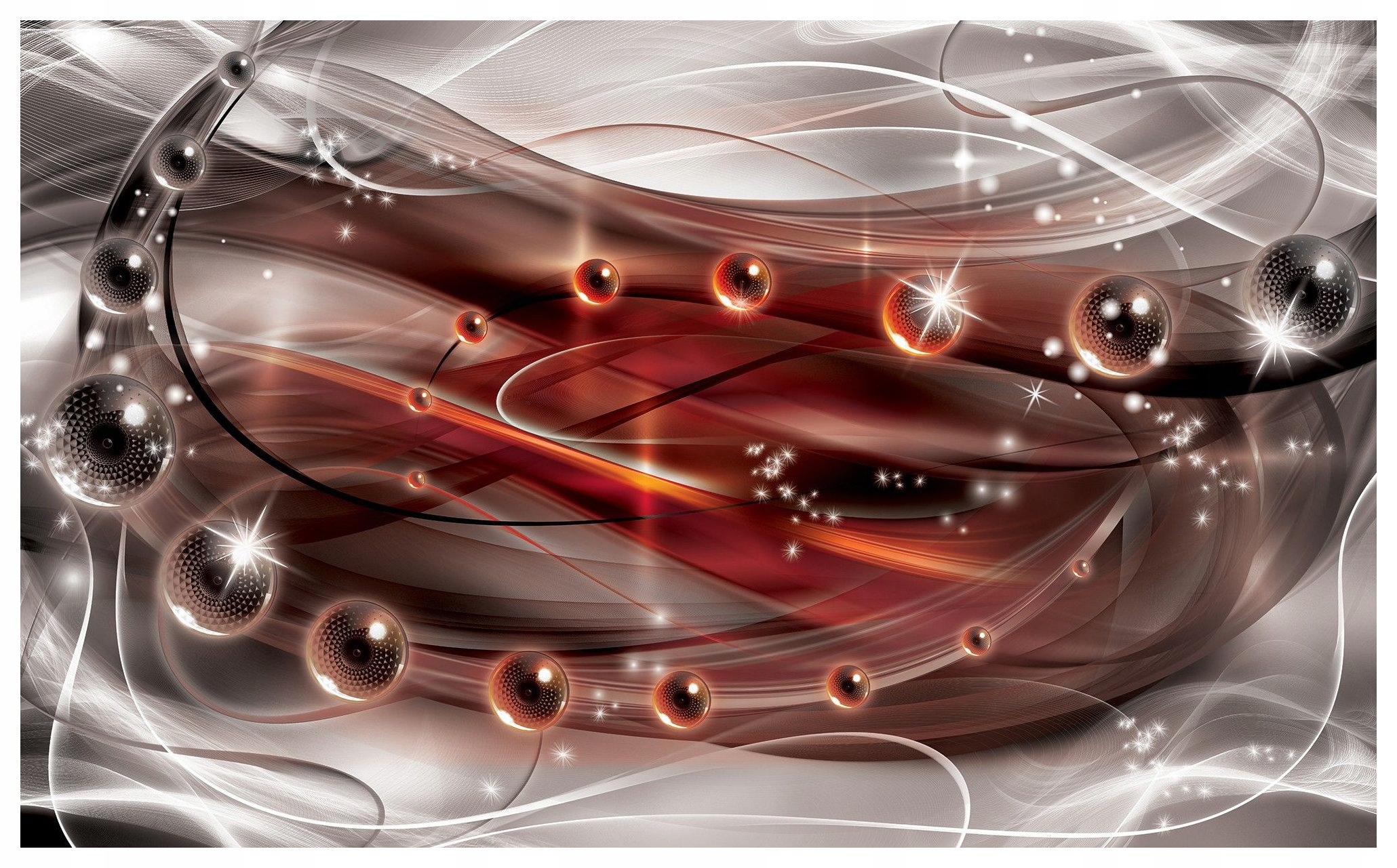 Fototapeta Sféry a vlny Abstrakce moderní vinyl do obývacího pokoje 208x146 lepidlo