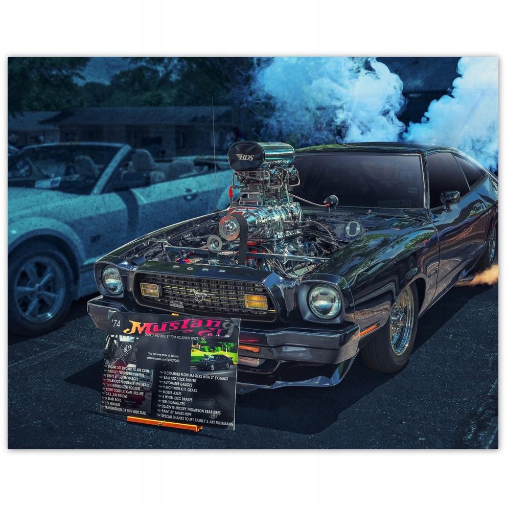 

Plakat 50x40 Ford Mustang 1974 Muscle