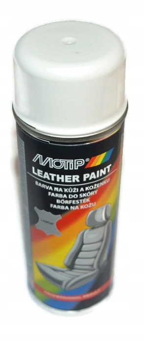 

Motip Farba Do Skóry Vinylu Spray Biały Ral 9010