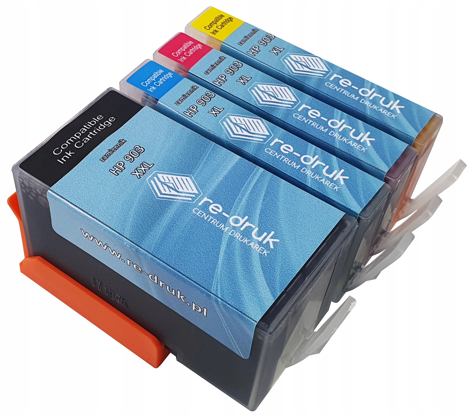 

4x Tusz zamienny do Hp 903xl 6950 6960 6970