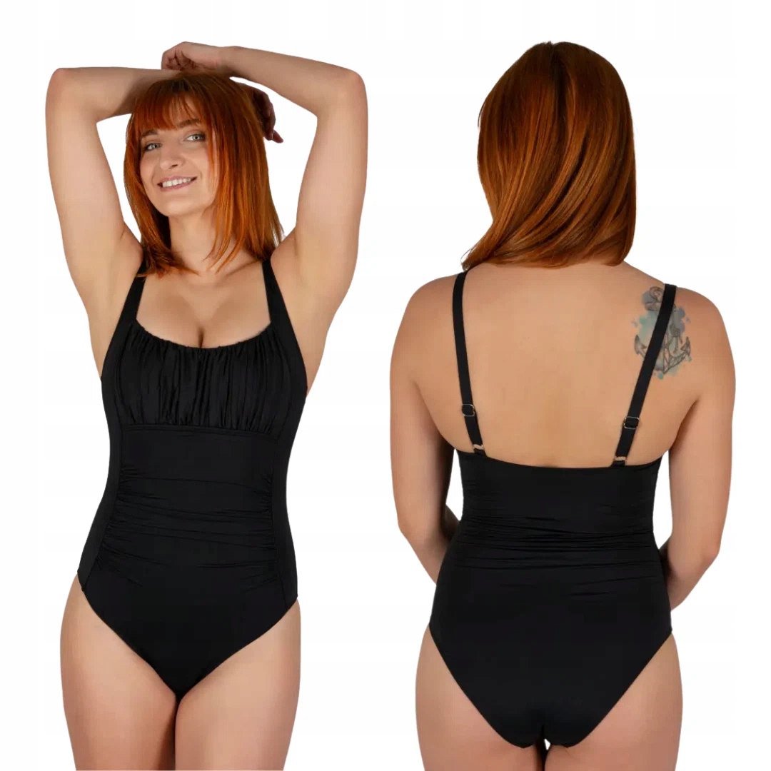 Dámské jednodílné plavky černé Captain Mike vel. 42